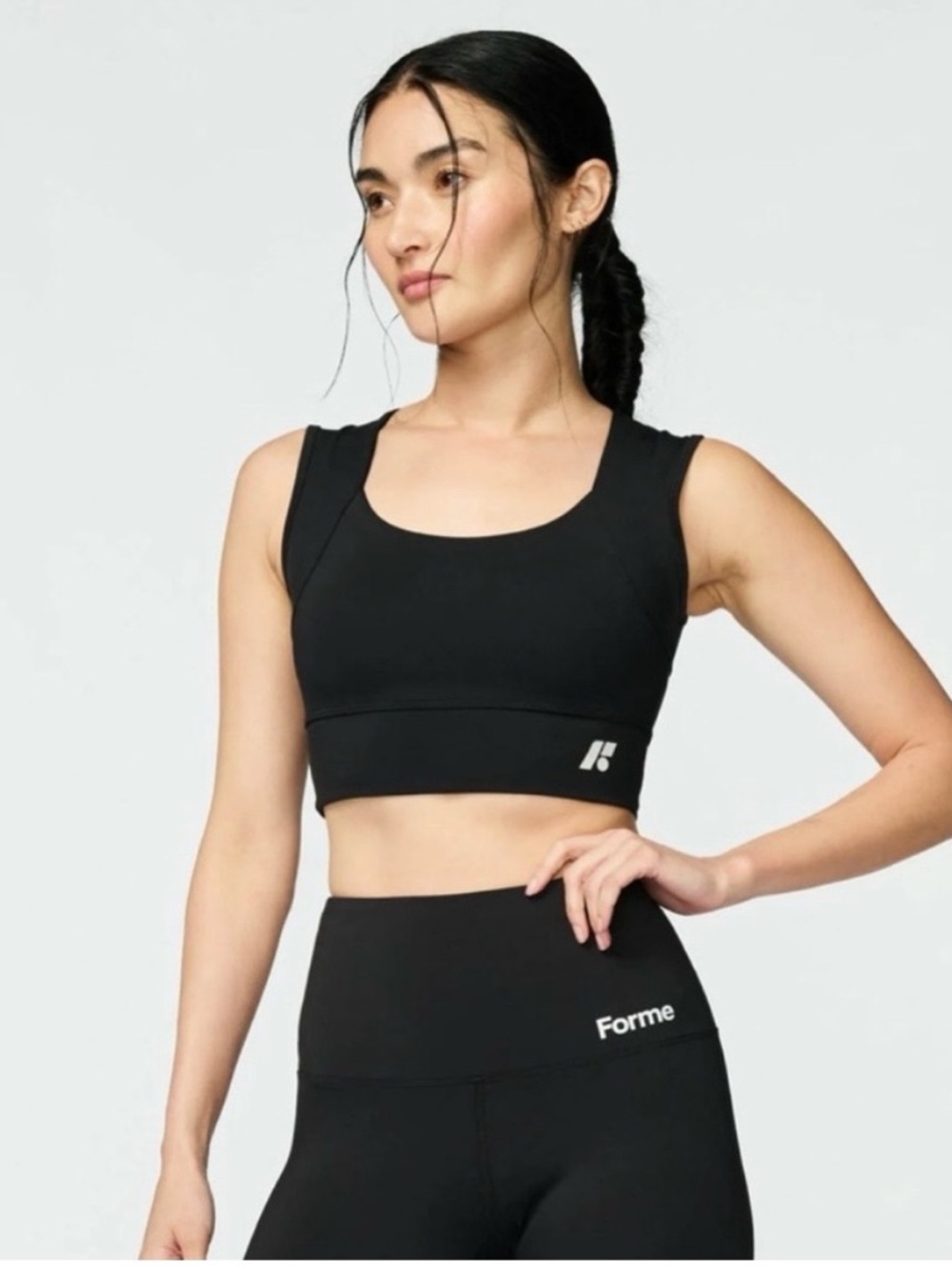 Forme power bra in obsidian (black) the posture correcting bra